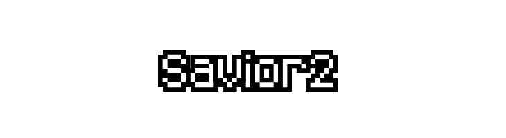 Savior2  フリーフォントのダウンロード