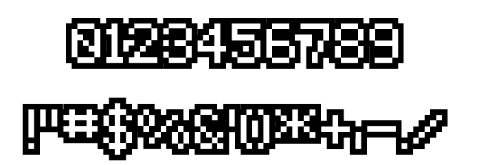 Savior2 Font OTHER CHARS