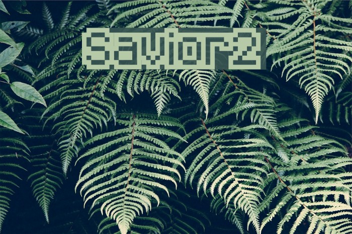 Savior2 Font examples