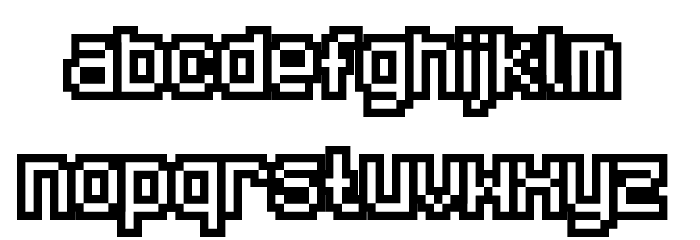 Savior2 Font LOWERCASE