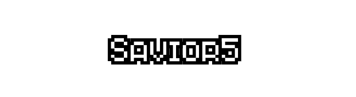 Savior5  フリーフォントのダウンロード