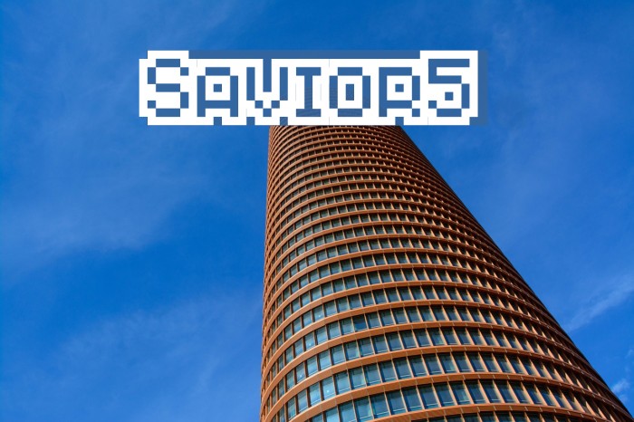 Savior5 Font examples