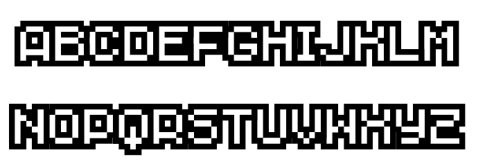 Savior5 Font LOWERCASE