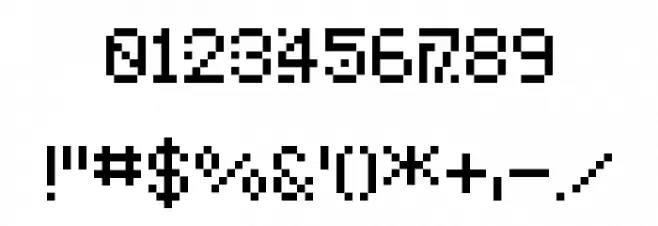 Savior6 Font OTHER CHARS