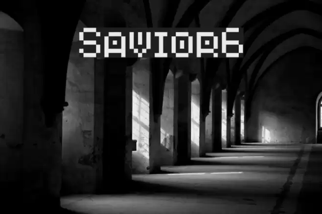 Savior6 Font examples