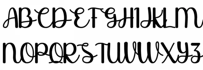 Savira Font UPPERCASE