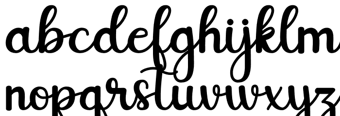 Savira Font LOWERCASE