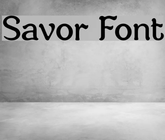 Savor Example 1