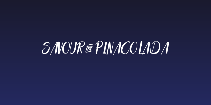 Savour&Pinacolada Social Header