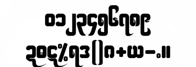 Saw cfcr038 Font OTHER CHARS