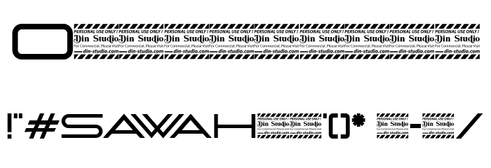 Sawah Personal Use Font OTHER CHARS