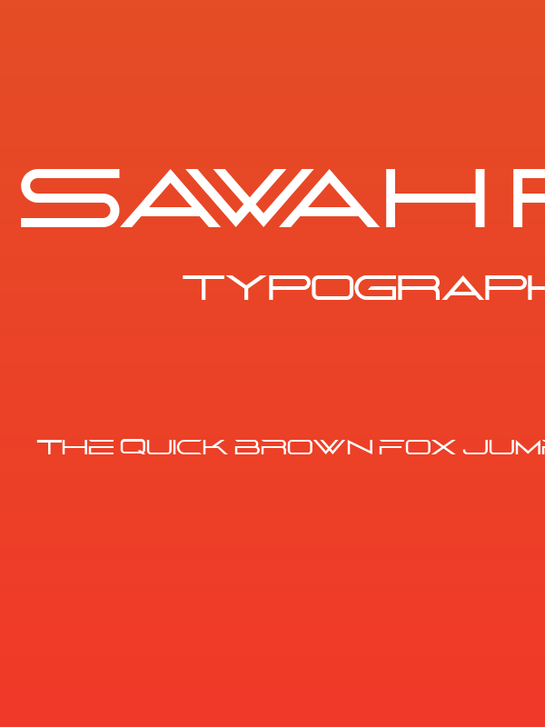 Sawah Personal Use Poster