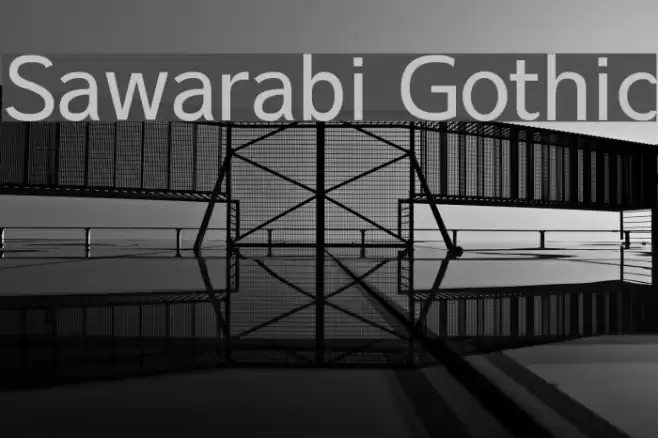 Sawarabi Gothic फ़ॉन्ट examples