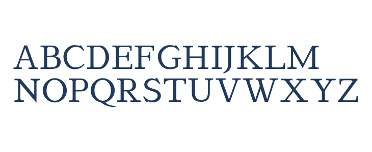 Sawarabi Mincho Medium Uppercase