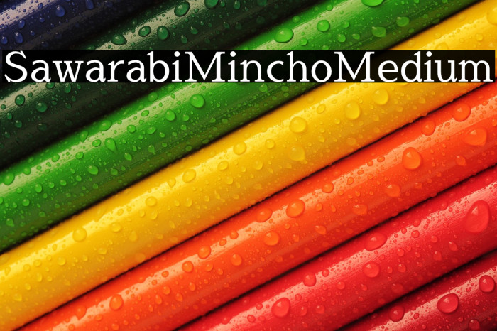 Sawarabi Mincho Medium Example 2