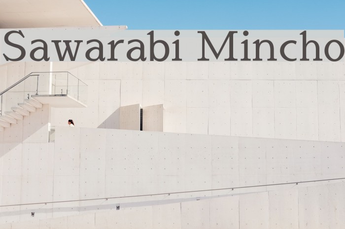 Sawarabi Mincho Font examples