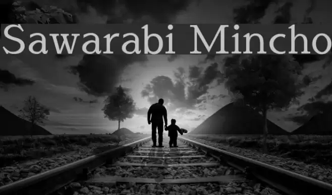 Sawarabi Mincho Font examples