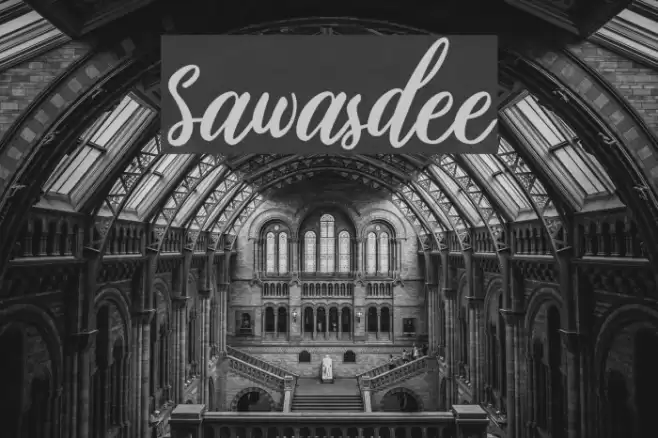 Sawasdee Font examples