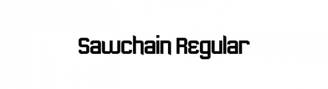 Sawchain Regular  免费字体下载