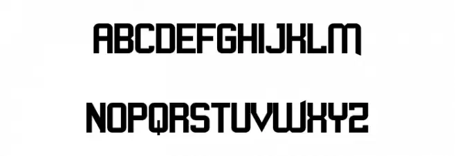 Sawchain Regular 字体 大写