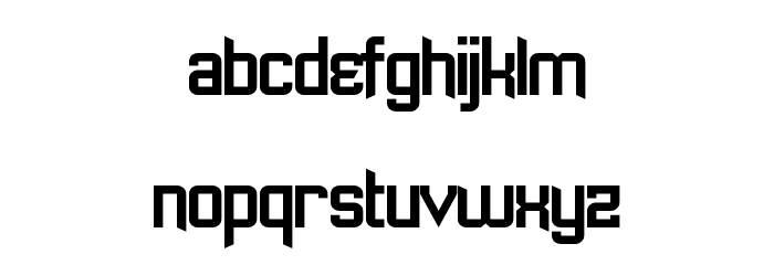 Sawchain Regular Font LOWERCASE