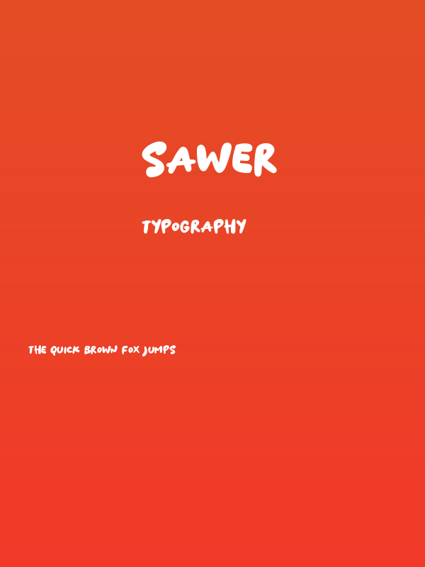Sawer Poster
