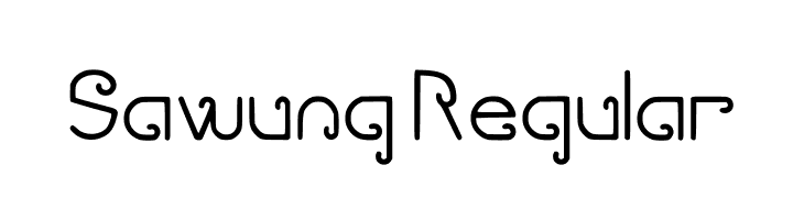 Sawung Regular  免费字体下载