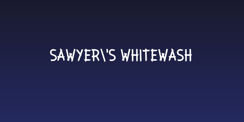 Sawyer's Whitewash Social Header