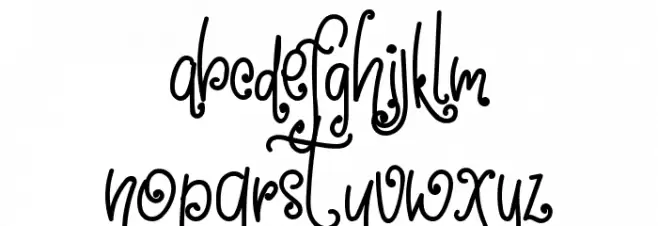 Saxophone 字体 小写