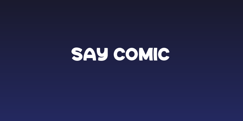 Say Comic Social Header