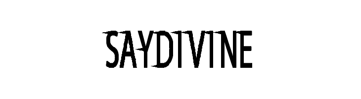 Say Divine  免费字体下载