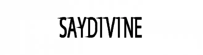Say Divine  les polices de caractères gratuit tlcharger