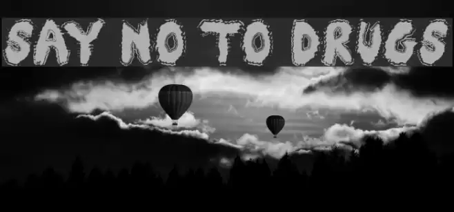 Say No To Drugs Font examples