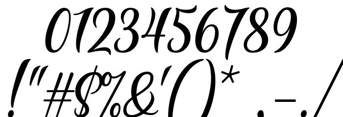 Say Yes Font OTHER CHARS