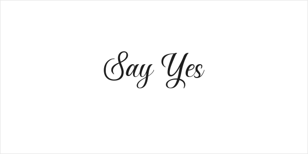 Say Yes Logo
