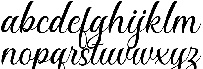 Say Yes Font LOWERCASE