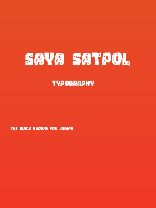 Saya Satpol Poster
