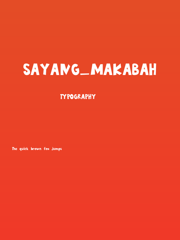 Sayang_MakAbah Poster