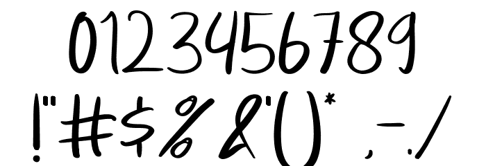 Sayangable Font OTHER CHARS