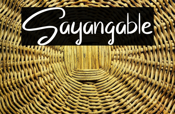 Sayangable Example 3