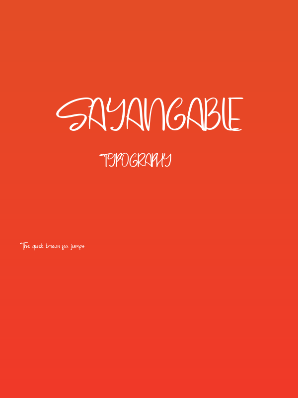 Sayangable Poster