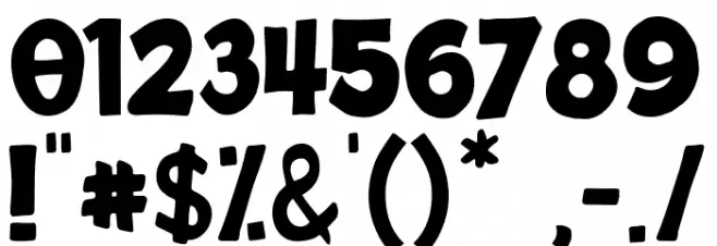 Sayfull Font OTHER CHARS