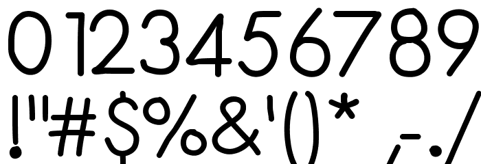 SayingGoodbye Font OTHER CHARS