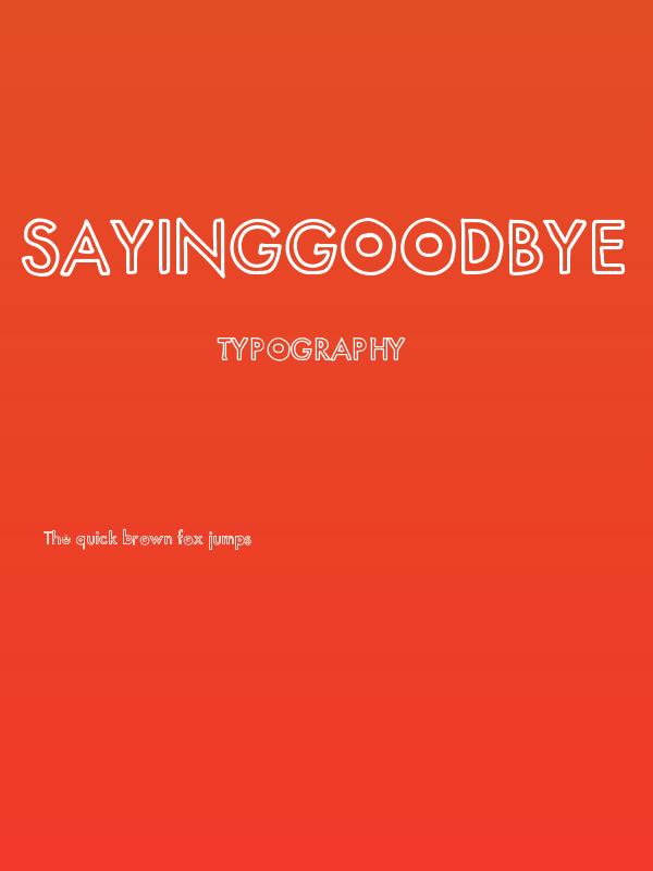 SayingGoodbye Poster