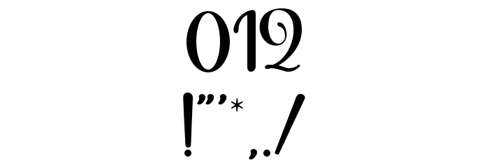 Saylina Font OTHER CHARS