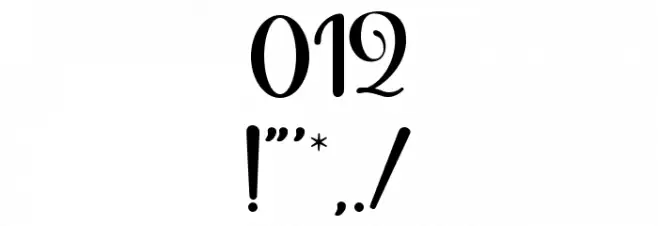 Saylina Font OTHER CHARS