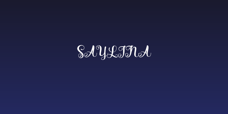 Saylina Social Header