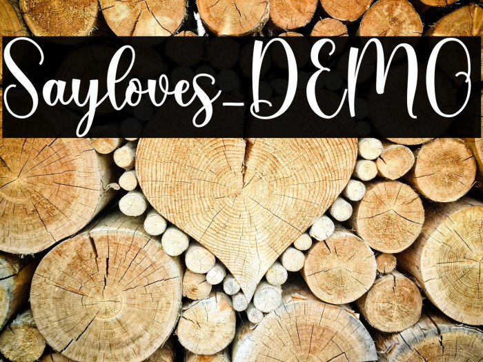 Sayloves_DEMO Example 2