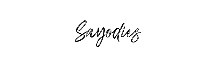 Sayodies  font caratteri gratis