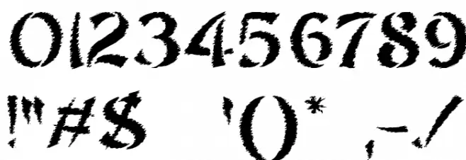 Sayonara Trash Free Font OTHER CHARS